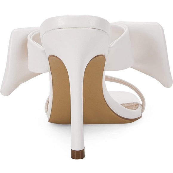 🤍NEW🤍Laicigo high heel strappy sandals with bow size 6.5 - Picture 8 of 10